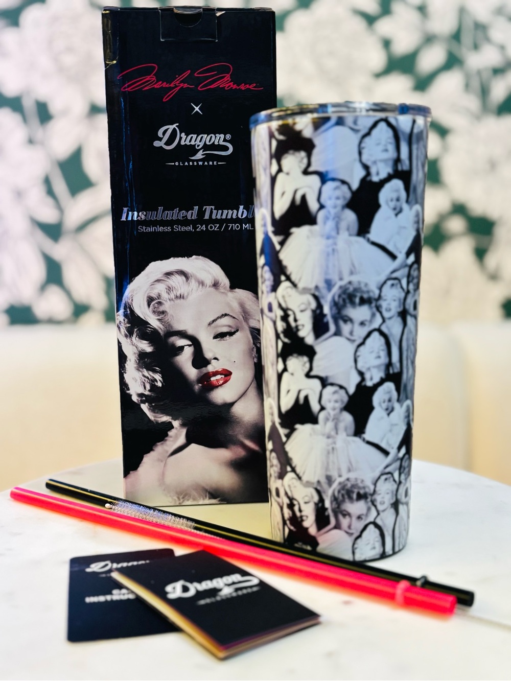 Marilyn Monroe x Dragon Stainless Steel Insulated Tumbler Collector’s NIB